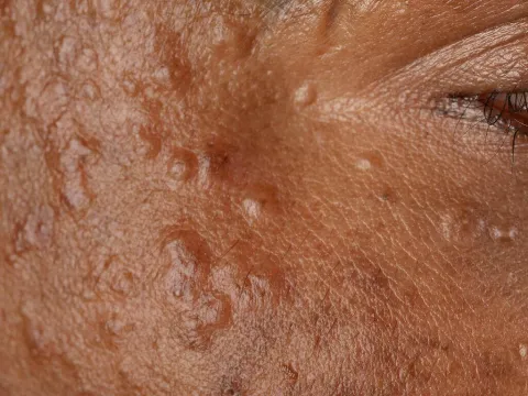 Guzki skórne syringoma