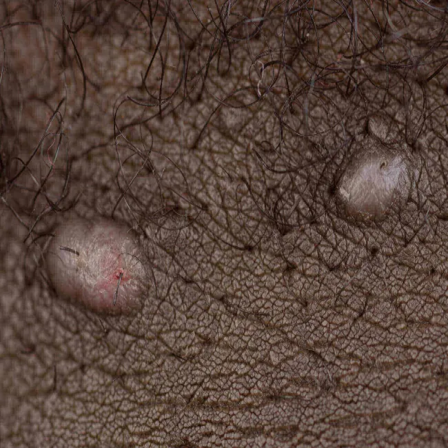 Acne keloidalis nuchae zdjęcie