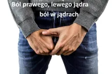 Ból prawego lub lewego jądra, ból w jądrach