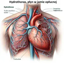 Hydrothorax, płyn w jamie opłucnej 