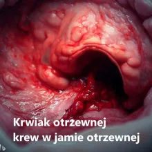  Krwiak otrzewnej, hemoperitoneum, krew w jamie otrzewnej 