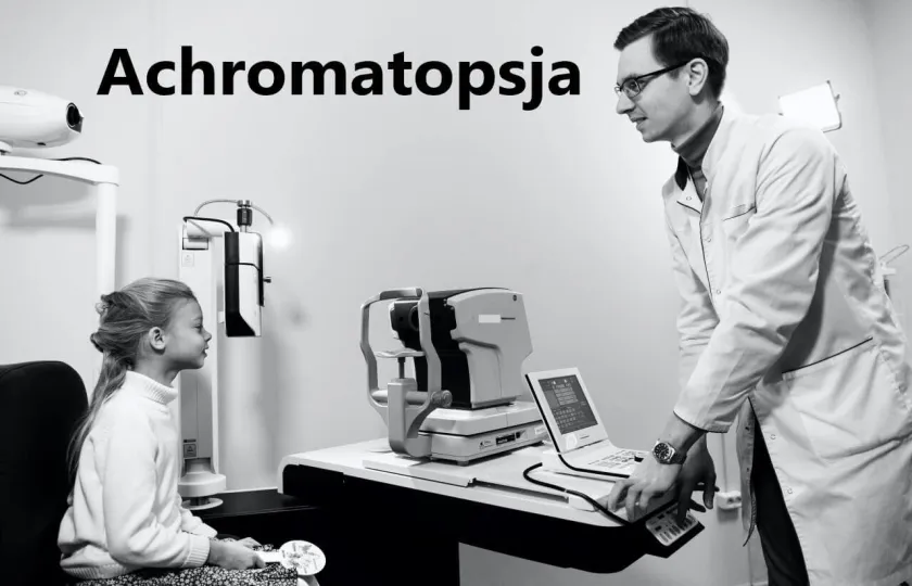 Achromatopsja, ślepota barwna