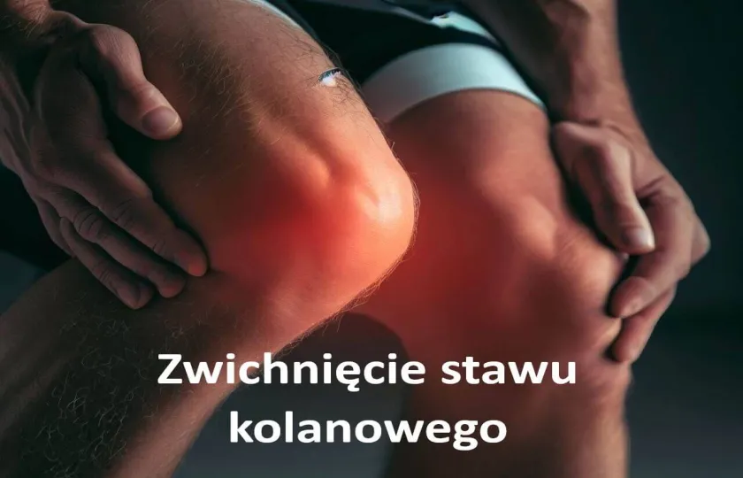 Zwichnięcie stawu kolanowego