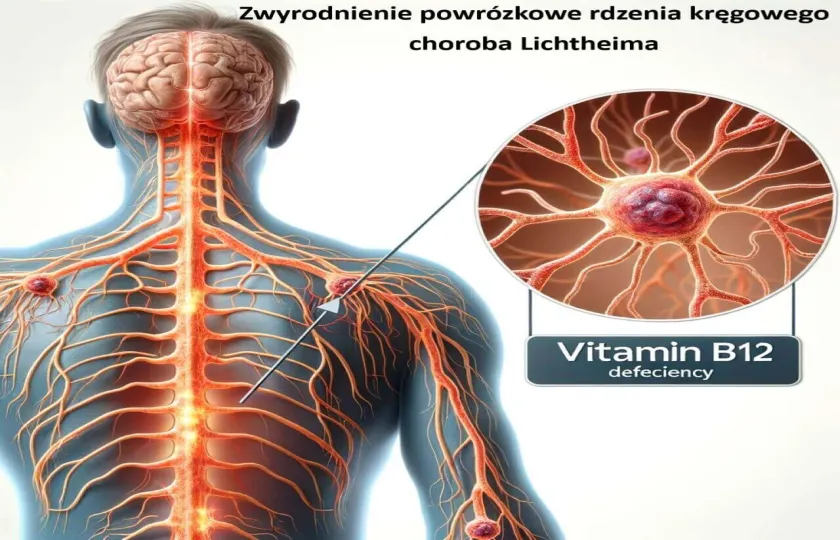 ZWYRODNIENIE POWRÓZKOWE RDZENIA KRĘGOWEGO, choroba Lichtheima, podostre złożone zwyrodnienie rdzenia kręgowego 
