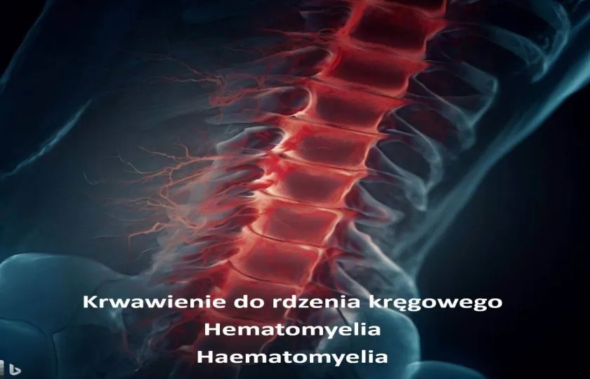 Krwawienie do rdzenia kręgowego, hematomyelia, haematomyelia, krwotok do rdzenia 