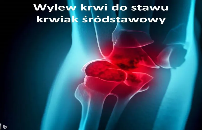 WYLEW KRWI DO STAWU, krwiak śródstawowy, hemarthrosis, krwawienia do stawów, hemartroza 