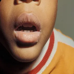 Mięczak zakaźny na ustach